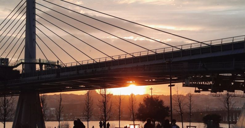 Suspension Upgrades - Suspension Bridge in Turkey During Sunset