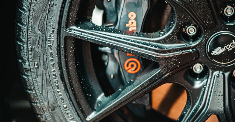 Anti-Lock Brakes - Black Multi-spoke Auto Wheel