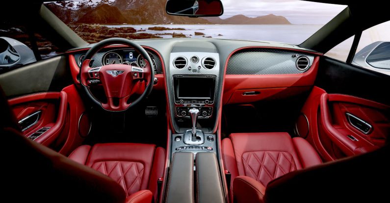 Convertible Vs. Coupe - Car With Red Interior